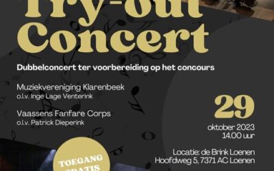 Try-out Concert 29-10-2023